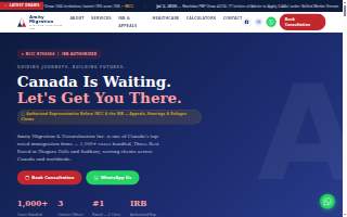 Amity Migration & Naturalization Inc. website
