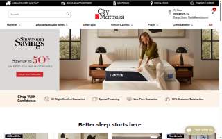 City Mattress of Niagara Falls website