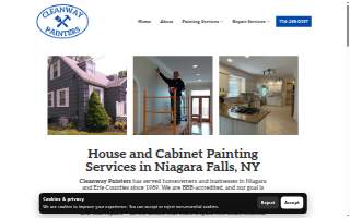 Cleanway Painters website