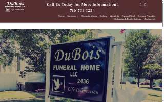 DuBois Funeral Home LLC website