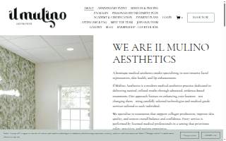 IL MULINO - Aesthetics & Barbershop - Seneca Niagara Resort & Casino website