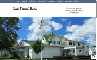 Lane Funeral Home Inc website