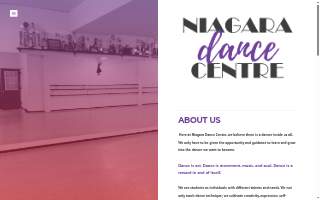 Niagara Dance Centre Ltd website