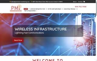 Precision Marketing and Consulting website