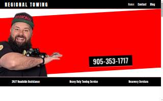 Regional Towing website