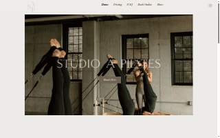 Studio A Pilates website