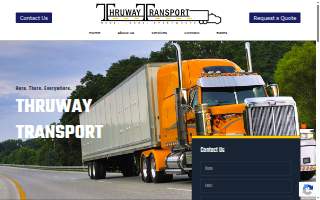 Thruway Transport website