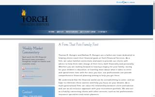 Torch Financial Services website