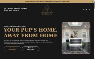 Barkgata Luxury Dog Hotel, Daycare & Spa website