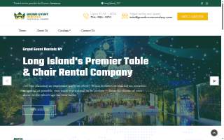 Grand Event Rentals NY of Melville website