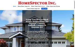 HomeSpector Inc. of North Amityville website