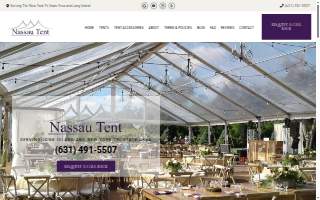 Nassau Tent website