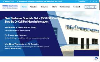 Village Line Auto Body Inc. website