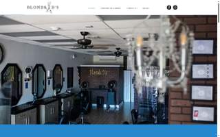 Blonde D's Hair Shop website