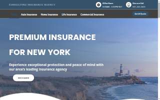 Consulting Insurance Agency website