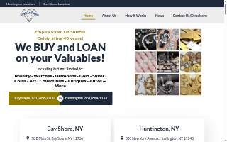 Empire Pawn of Suffolk Inc website