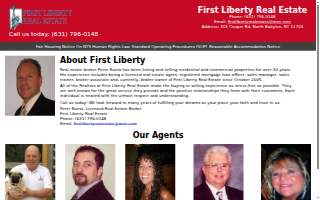 First Liberty Real Estate website