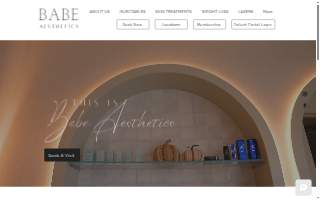 Babe Aesthetics website