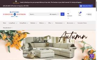 Bayshore Furniture & Mattress website