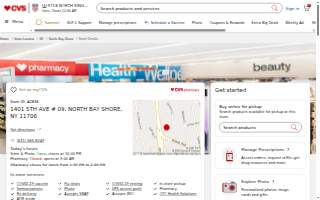 CVS of North Bay Shore website