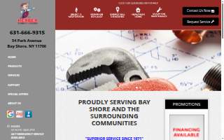 Herber Plumbing & Heating Corp of North Bay Shore website