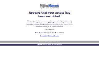 Million Makers USA of North Bay Shore website