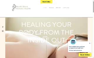 North Shore Holistic Health website