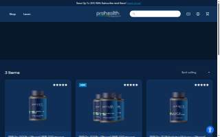 ProHEALTH Dental website