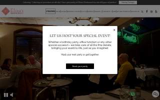 Elisa's Restaurant website