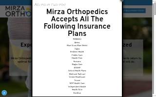 Mirza Orthopedics of North Bellmore website