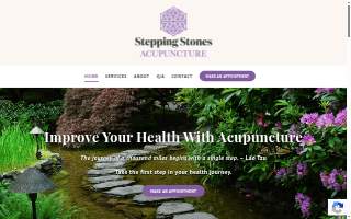 Stepping Stones Acupuncture website