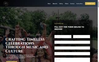 Elite Events DJs website