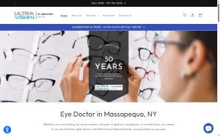 Ultra Vision Optical - Dr. Jason M. Bart website