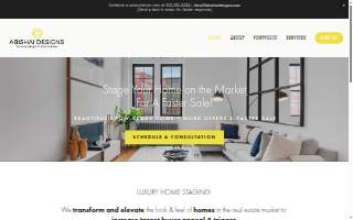 Abishai Designs Luxury Home Staging Company of North New Hyde Park website