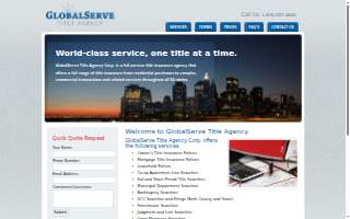 Global Serve Title Agency of North New Hyde Park website