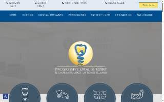 Progressive Oral Surgery of West Hempstead website