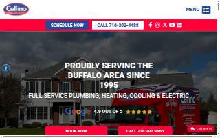 Cellino Plumbing, Heating, Cooling & Electric of North Tonawanda website