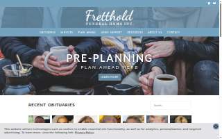 Fretthold Funeral Home website