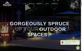 Marbel Landscaping website