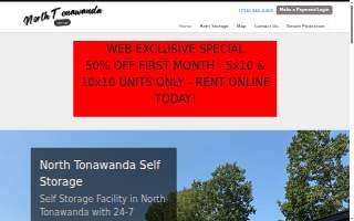 North Tonawanda Self Storage website
