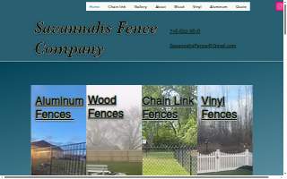 Savannahs fence LLC of North Tonawanda website
