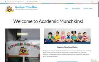 Academic Munchkins website