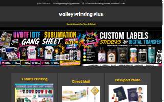Valley Printing Plus of North Valley Stream website