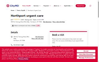 CityMD Northport Urgent Care- Long Island website