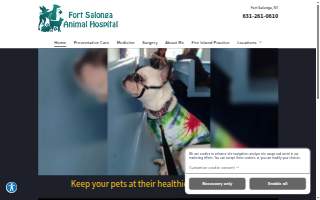 Fort Salonga Animal Hospital website