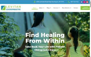 Levitan Chiropractic of Northport website