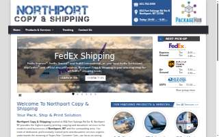 Northport Copy and Shipping website