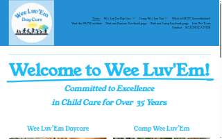 Wee Luv Em Day Care of Northport website
