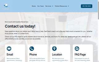 Coastline Dental Care website