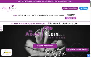 Dr. Adam Klein, DPM, PC website